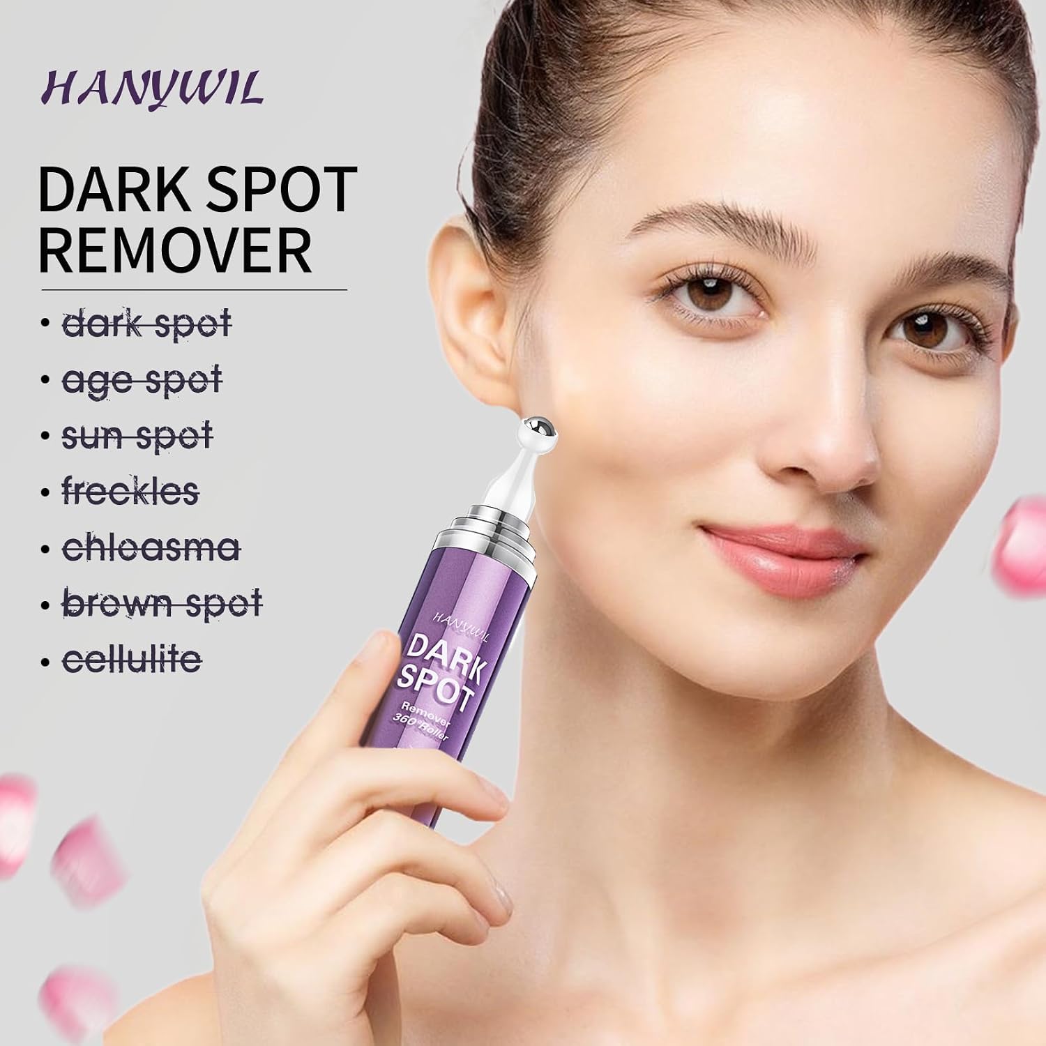 Dark Spot Remover for Face and Body. Dark Spot Corrector Serum. Age Spot Sun Spot Freckles Brown Spot Remover. Melasma Treatment for Face. Skin Care Serum with Roller : Beauty & Personal Care