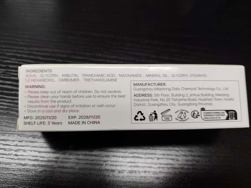 Arbutin 7% + Tranexamic Acid 4% Cream with Niacinamide 1% for Dark Spots & Pigmentation Concerns. Uneven Skin Tone – Moisturizing. Non-Irritating Skin Barrier Care for Sensitive Skin. 1.76 oz : Beauty & Personal Care