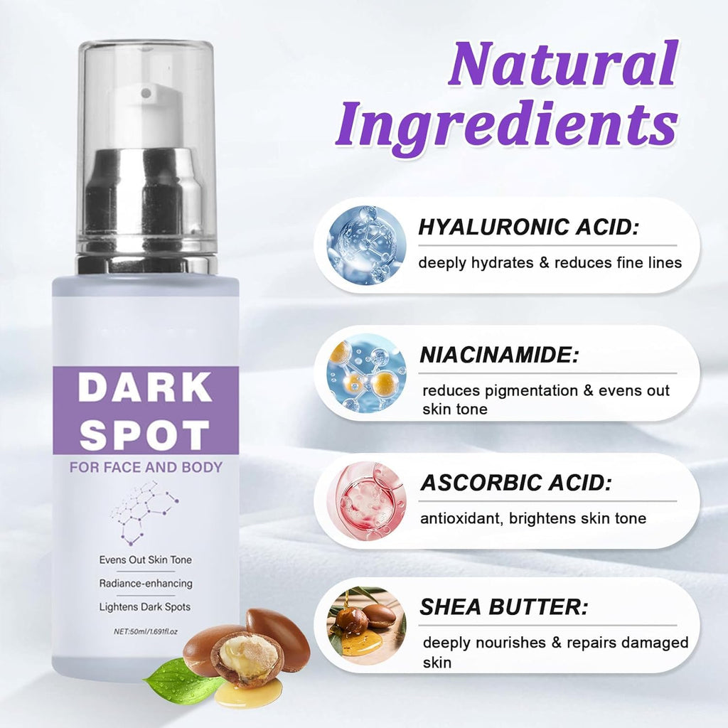 Dark Spot Remover for Face and Body: Dark Spot Corrector - Age Spot Sun Spot Freckles Dark Spot Remover. Melasma Treatment for Women and Men (1.7 FL OZ) : Beauty & Personal Care