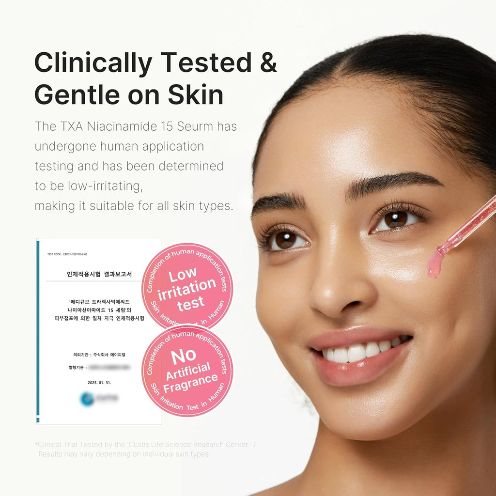 medicube TXA+Niacinamide 15% Glow Facial Serum for After Spot Care | All-in-One Daily Korean Skincare | Uneven Skin Tone. Texture. and Hydration Care | High-Potency Tranexamic Acid 5% | 1.01 fl.oz : Beauty & Personal Care