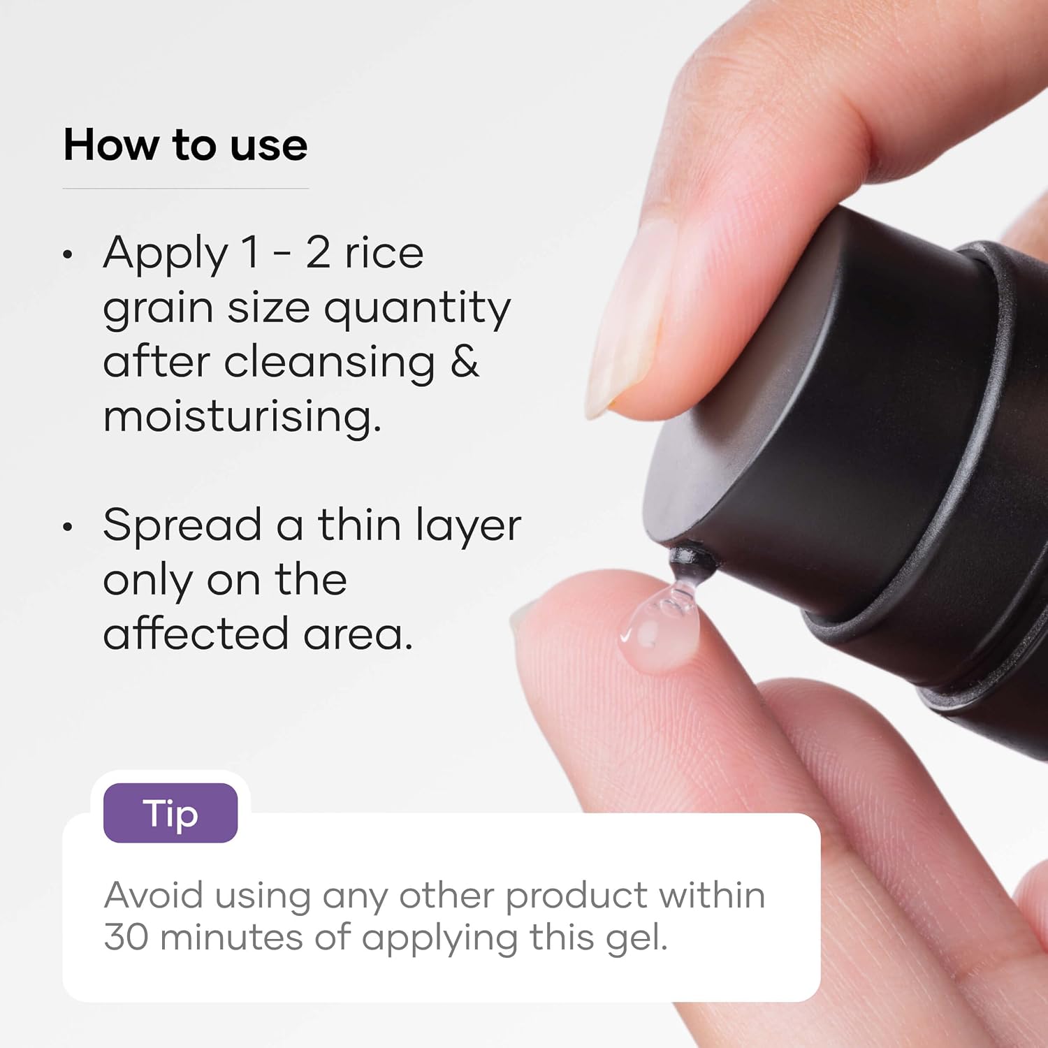 Cureskin Acne Control Gel | Acne Gel Helps Clear Blemishes Without Over Drying | Topical Pimple Cream Visibly Reduces Acne in One Day. 0.53 Ounce (Pack of 1)