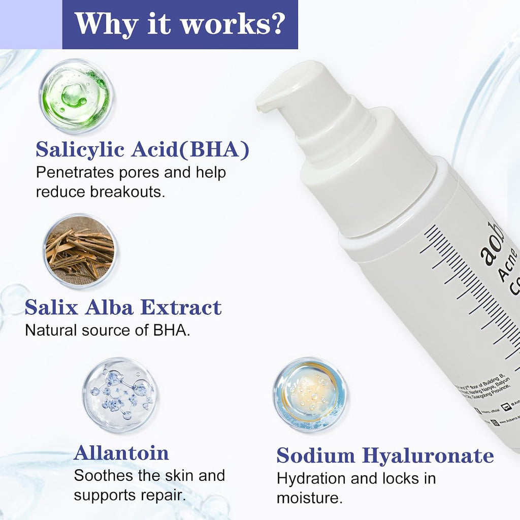 aobenz Control Gel with 2% Salicylic Acid & Botanical Extracts | Acne Treatment for Face & Body. Gentle for All Skin. Natural & Fast Relief. 1.7FL : Everything Else