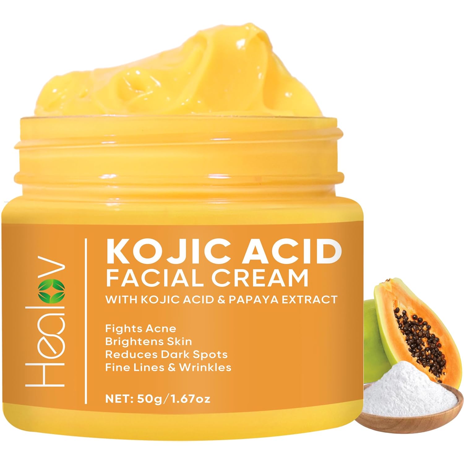 Kojic Acid Cream – Skin Brightening Cream for Age Spots. Hyperpigmentation. Intimate Areas – Dark Spot Remover. Reduces Acne. Scars. and Evens Tone – Kojic Acid Lotion for Brighter. Glowing Look : Beauty & Personal Care