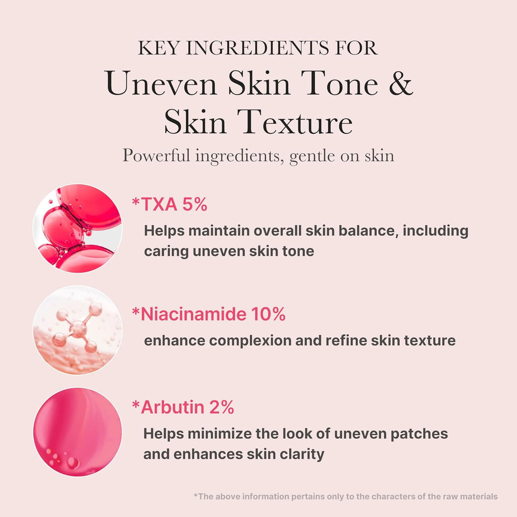 medicube TXA+Niacinamide 15% Glow Facial Serum for After Spot Care | All-in-One Daily Korean Skincare | Uneven Skin Tone. Texture. and Hydration Care | High-Potency Tranexamic Acid 5% | 1.01 fl.oz : Beauty & Personal Care