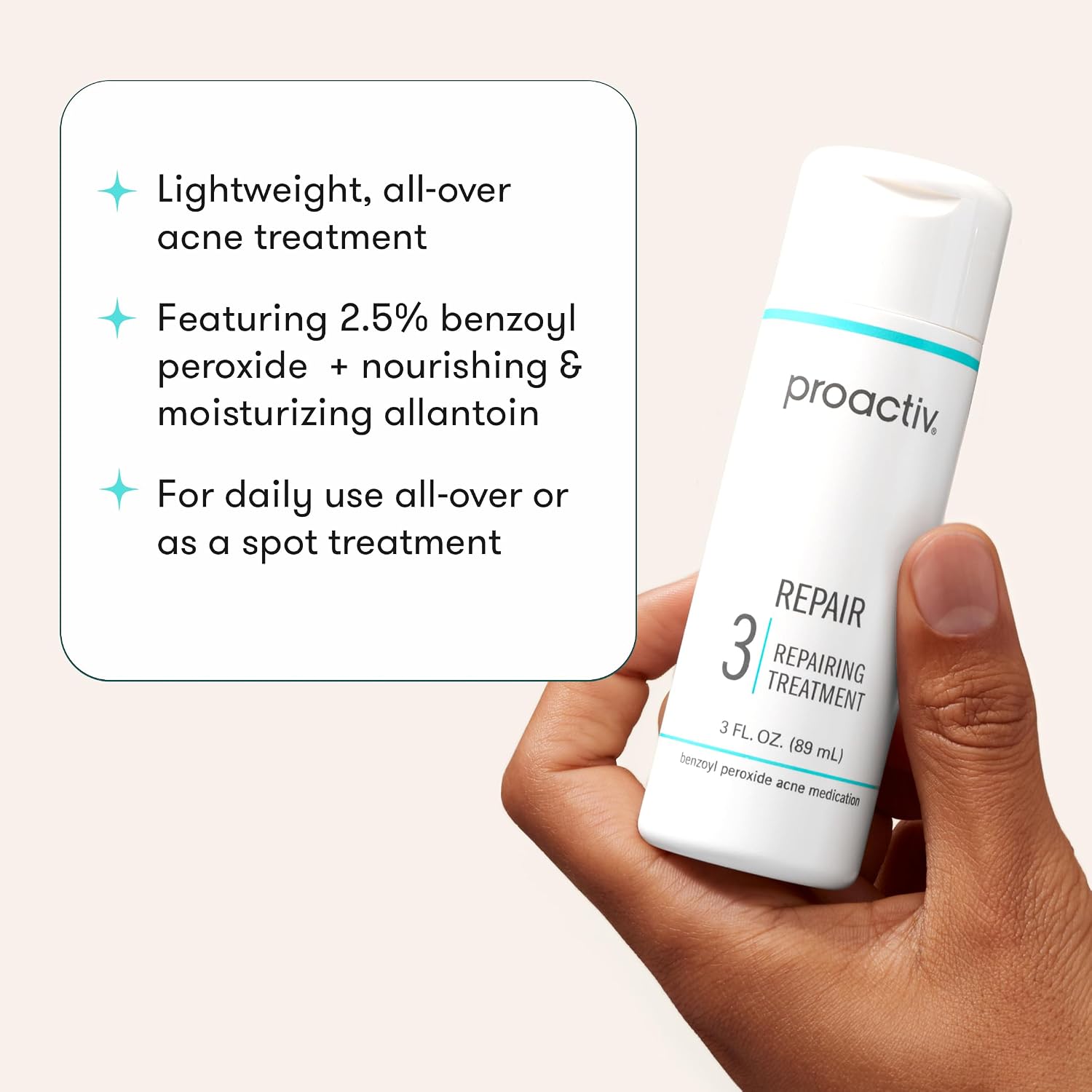 Proactiv Repair Acne Treatment Benzoyl Peroxide Spot Treatment and Repairing Serum Clear. 3 Fl Oz : Beauty & Personal Care