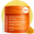 Kojic Acid and Turmeric Pads for Dark Spots – Lab Tested – 60 Face Cleansing Toner Pads with Ceramides. Niacinamide & Vitamin C : Beauty & Personal Care
