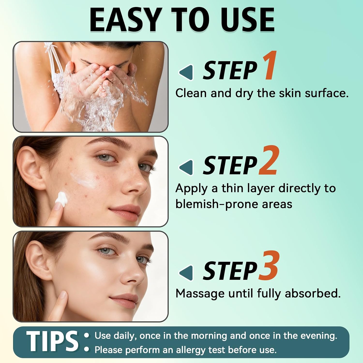 Acne Treatment for Face. SalicylicAcid Cream. Blemish Care Formula for Skin Types. Pimple Treatment for Face & Body. Gentle Daily Care for Oily & Blemish Prone Complexions. Helps Improve Appearance