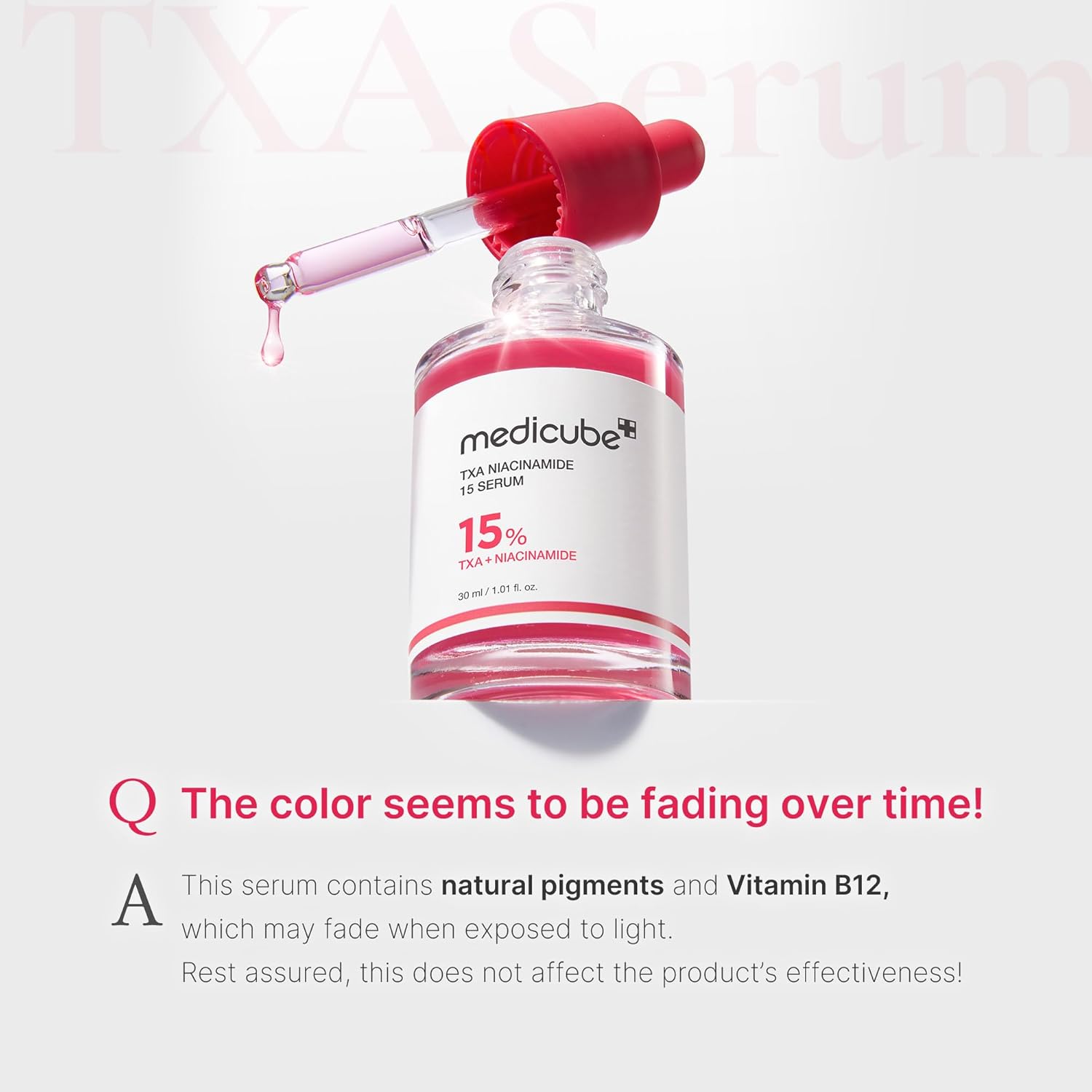 medicube TXA+Niacinamide 15% Glow Facial Serum for After Spot Care | All-in-One Daily Korean Skincare | Uneven Skin Tone. Texture. and Hydration Care | High-Potency Tranexamic Acid 5% | 1.01 fl.oz : Beauty & Personal Care