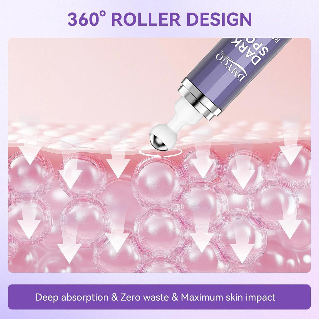 Dark Spot Remover for Face Body and Hands. Dark Spot Corrector for Melasma Age Spot Sun Spot. Brown Spot Remover for Women and Men with 360° Roller