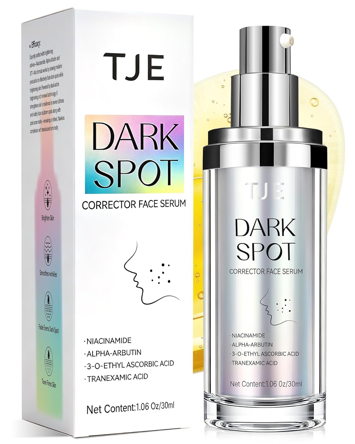 Dark Spot Remover Serum for Face and Body. Brightening Face Serum for Uneven Skin Tone. Sun Spots. Age Spots and Post Acne Marks. Lightweight Daily Skincare for Neck and Hands