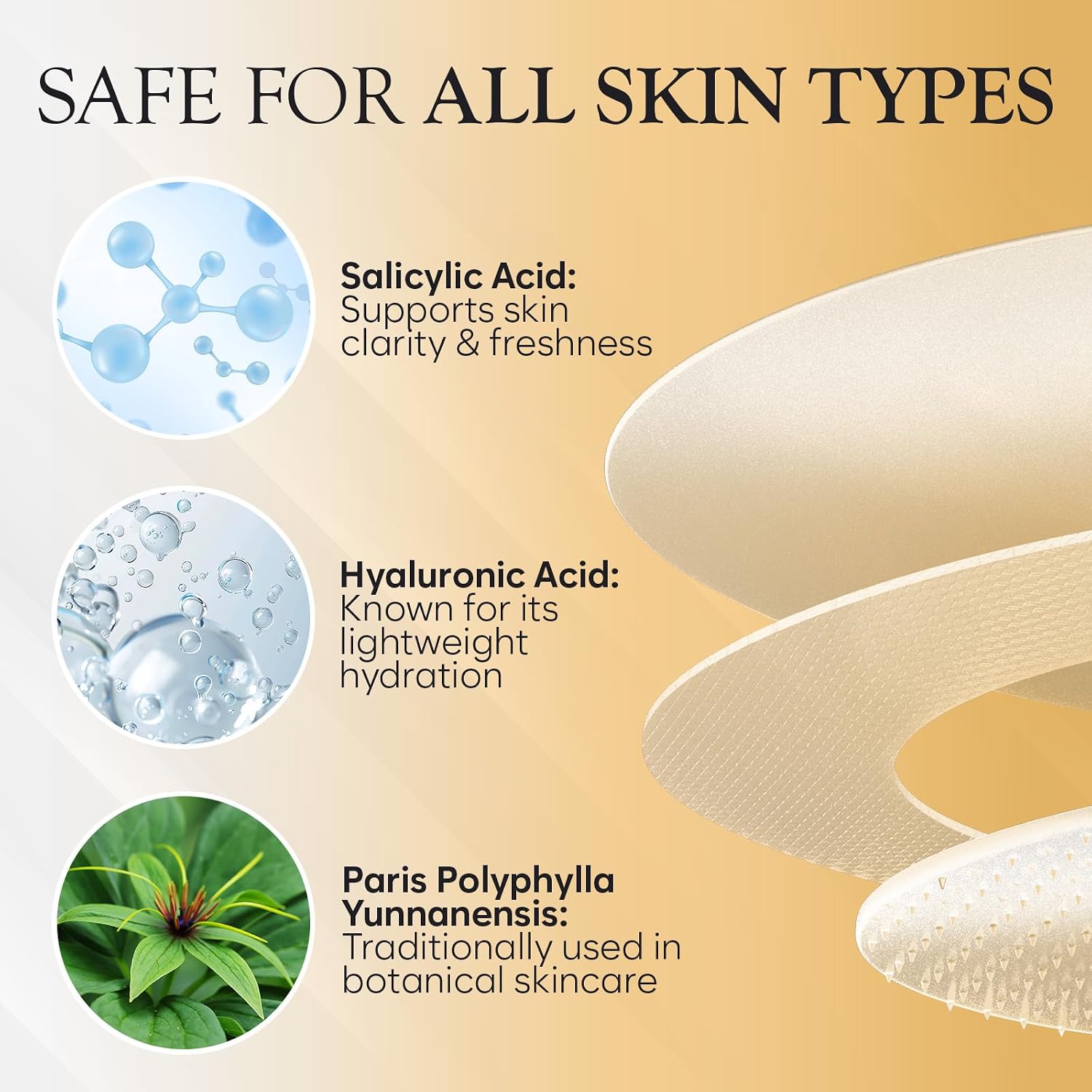 Microdart Pimple Patch for Early Stage pimples. Salicylic Acid Pimple Patches Microdart Technology. Pimple Spot Care with Niacinamide. Salicylic & Hyaluronic Acid (12 Count)