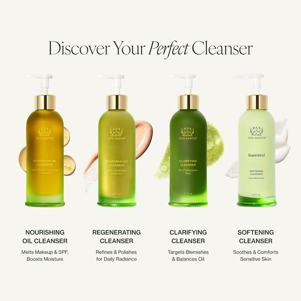Tata Harper Clarifying Cleanser. Foaming Gel Cleanser for Blemish-Prone Skin. Sulfate-Free. Oily Skin Face Wash. Natural Skincare. 125ml : Everything Else