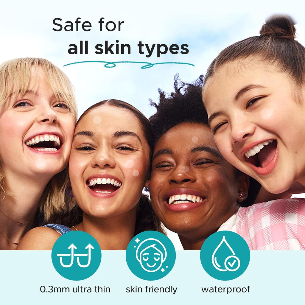 TKTK Pimple Patch Acne Patch. 4 Sizes 140 Patches Acne Absorbing Cover Patch. Hydrocolloid Invisible Acne Patches for Face Zit Patch Acne Dots Tea Tree. Calendula Oil