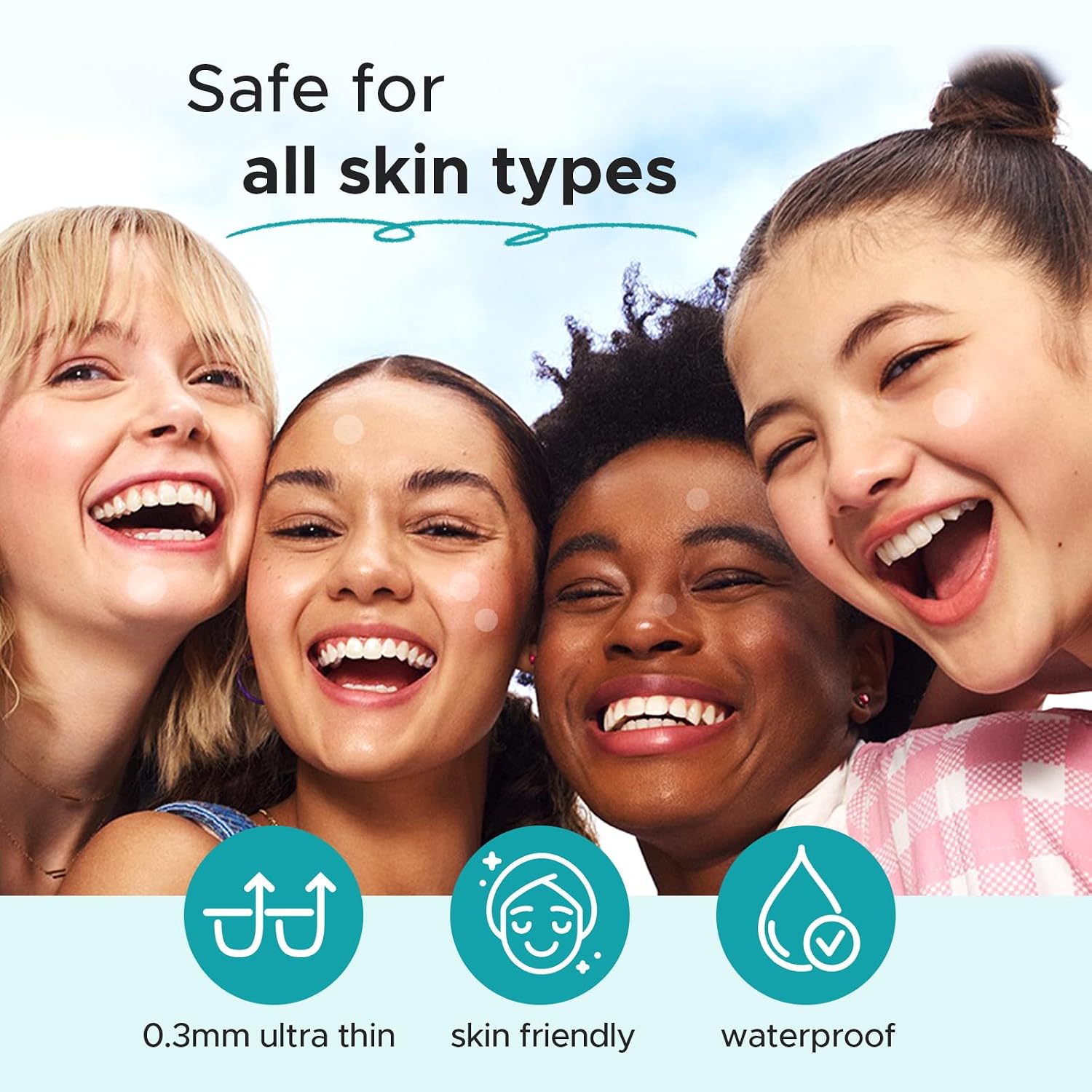 TKTK Pimple Patch Acne Patch. 4 Sizes 140 Patches Acne Absorbing Cover Patch. Hydrocolloid Invisible Acne Patches for Face Zit Patch Acne Dots Tea Tree. Calendula Oil