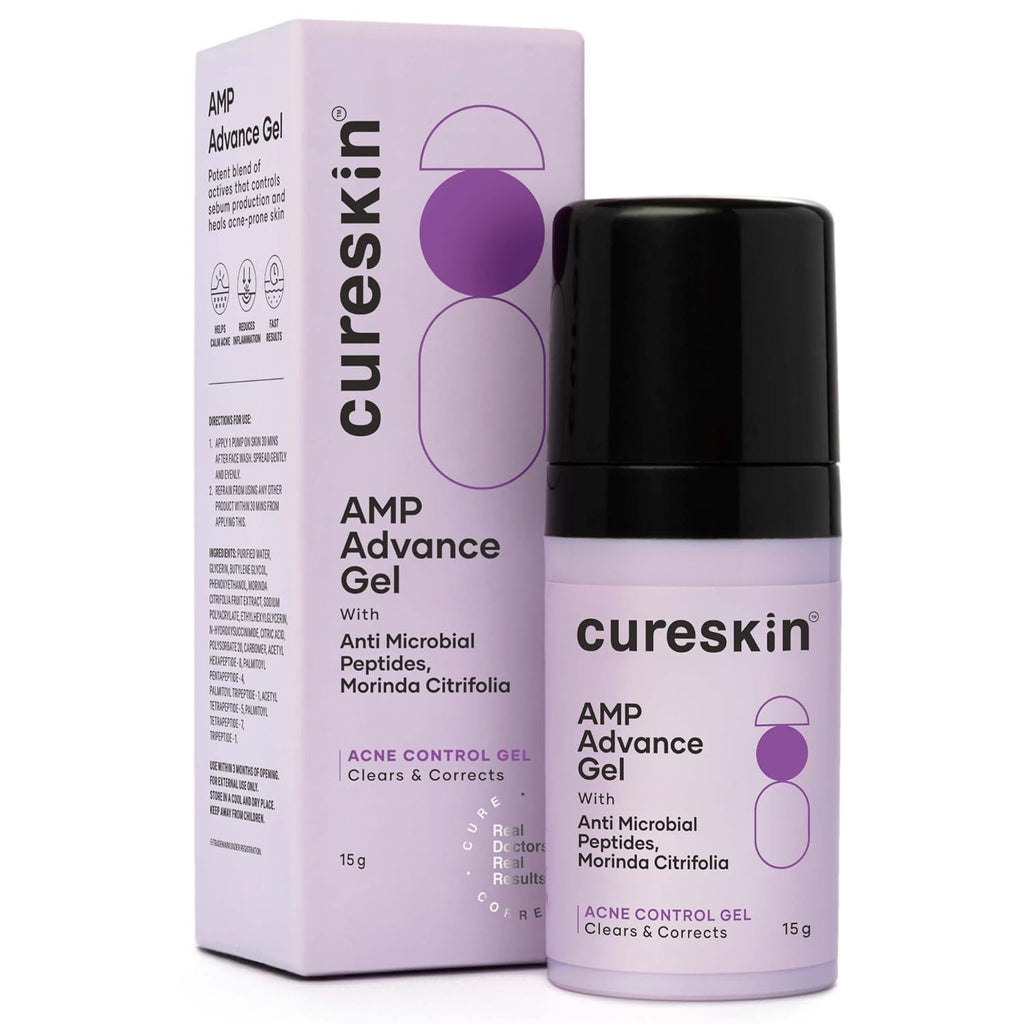 Cureskin Acne Control Gel | Acne Gel Helps Clear Blemishes Without Over Drying | Topical Pimple Cream Visibly Reduces Acne in One Day. 0.53 Ounce (Pack of 1)