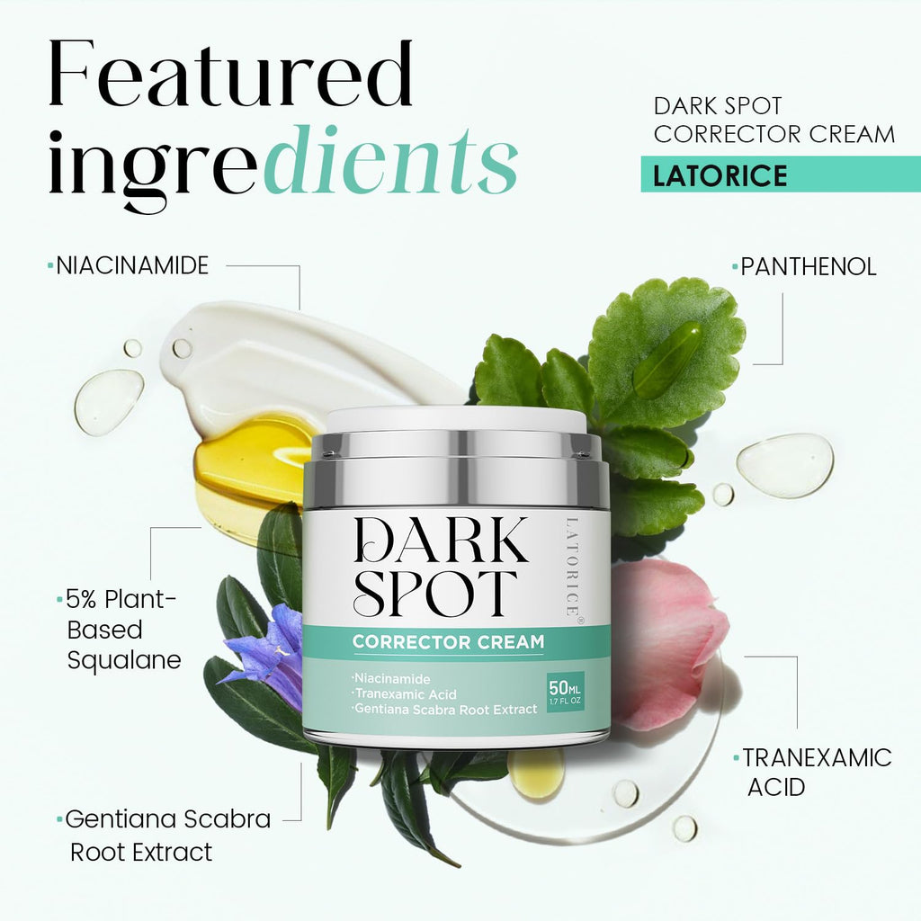 Dark Spot Remover for Face and Body: Tranexamic Acid Serum for Women and Men - Reduce Sun Spot Melasma Freckles (1.7 Fl Oz) : Beauty & Personal Care