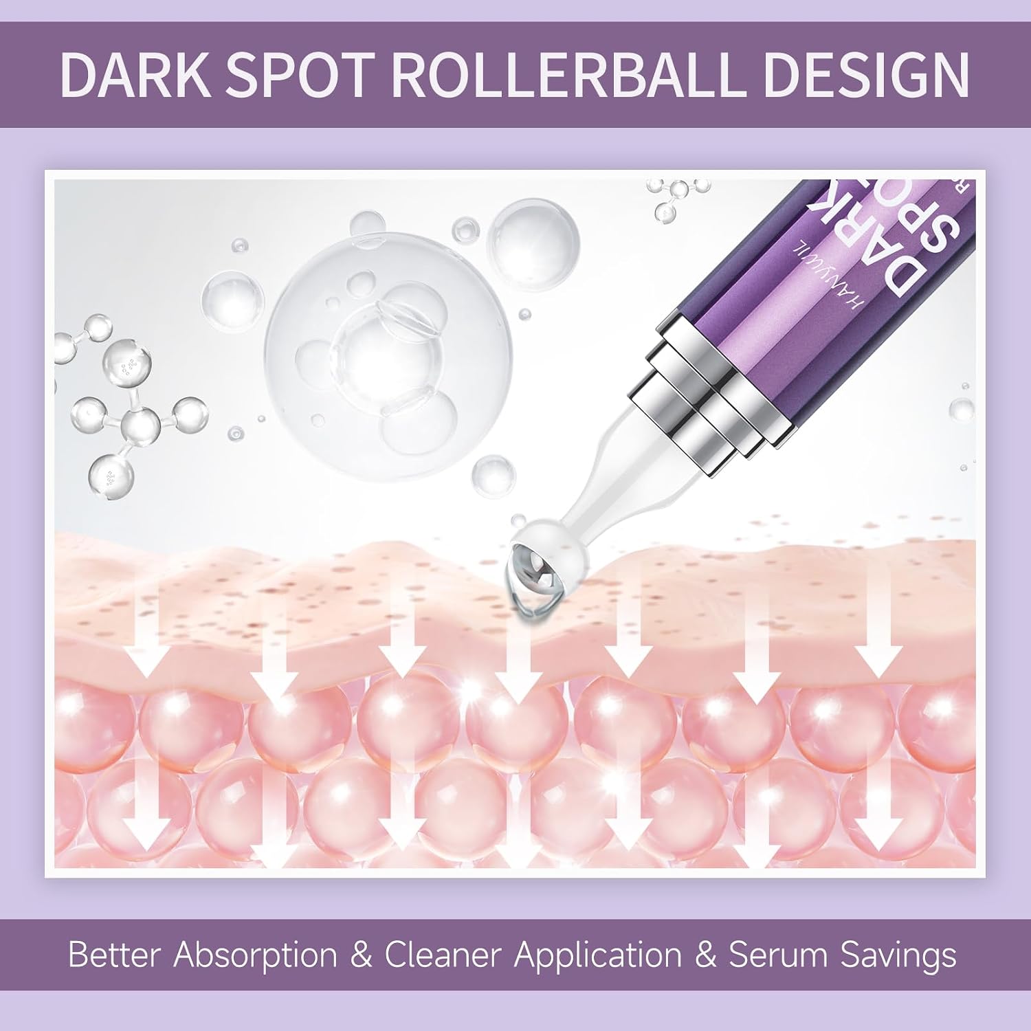 Dark Spot Remover for Face and Body. Dark Spot Corrector Serum. Age Spot Sun Spot Freckles Brown Spot Remover. Melasma Treatment for Face. Skin Care Serum with Roller : Beauty & Personal Care