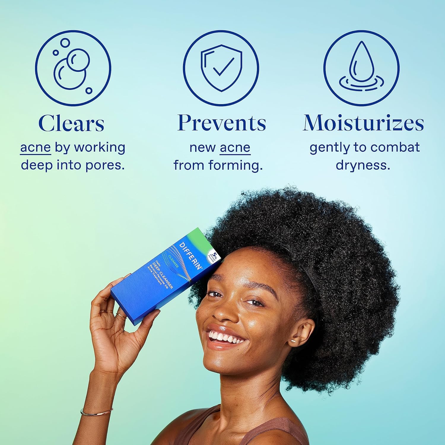Acne Skin Care Kit. Differin Gel Retinoid Acne Treatment for Face with 0.1% Adapalene & 5% Benzoyl Peroxide Face Wash & Body Wash. Designed for Pimple and Acne Prone Skin