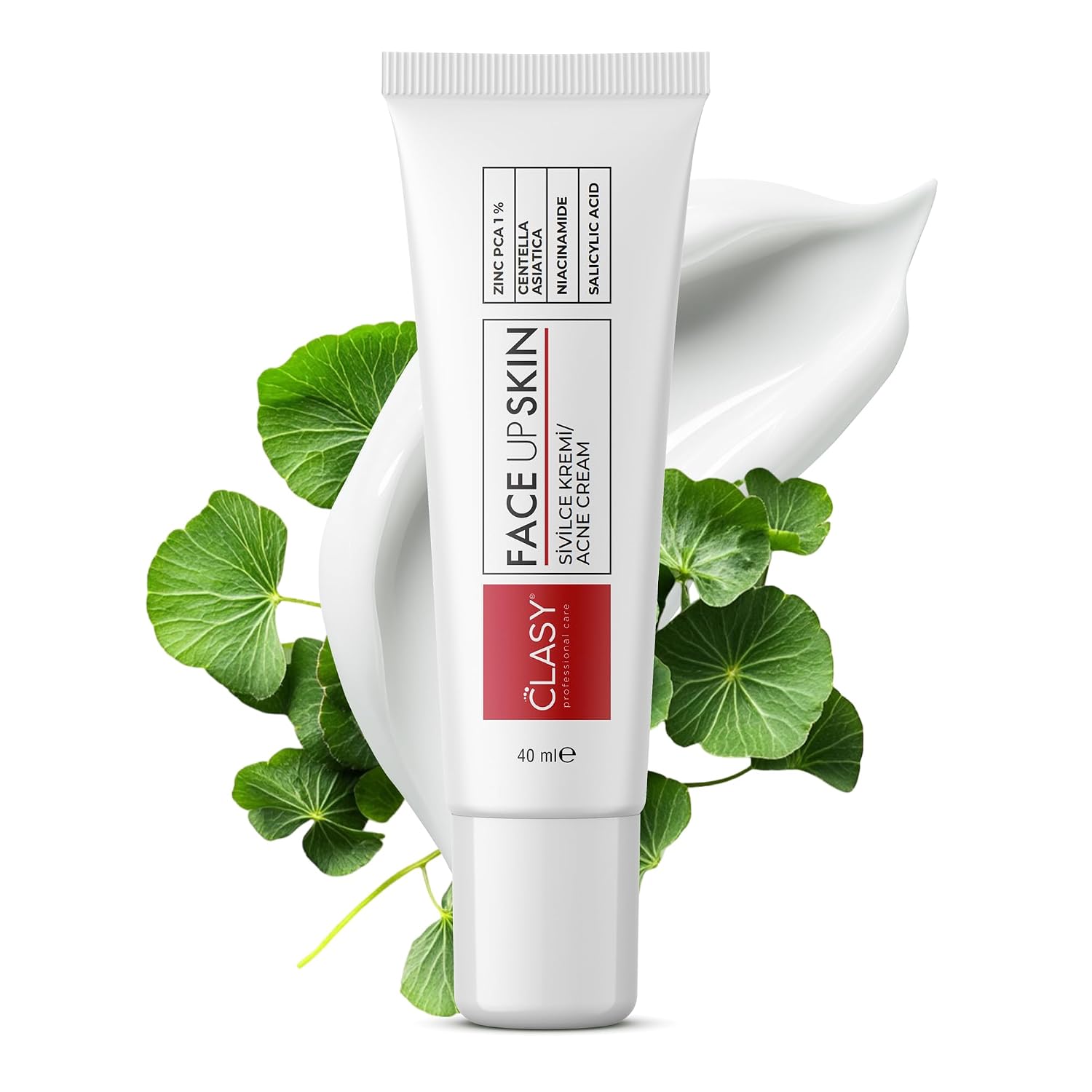 Clasy Care Acne Cream for Face – Spot Treatment for Pimples & Acne Scars – Salicylic Acid & Niacinamide for Scar Removal – Teen & Adult Skincare with Zinc PCA