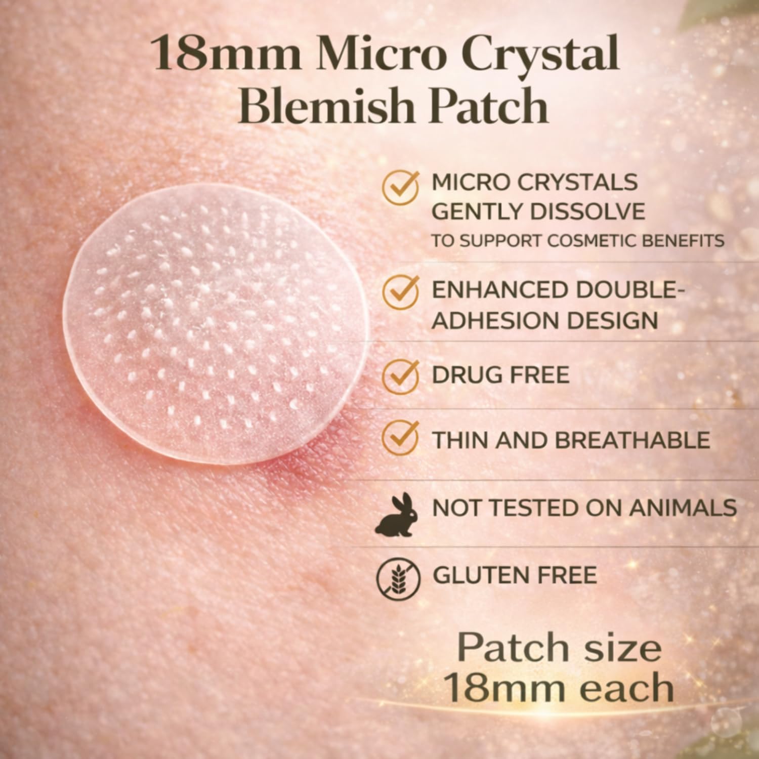 ivoryloom Microdart Spot Patch | Targeted Blemish Care with Salicylic Acid. Azelaic Acid. Niacinamide and Willowherb | For Early-Stage Blemishes | 8 Patches