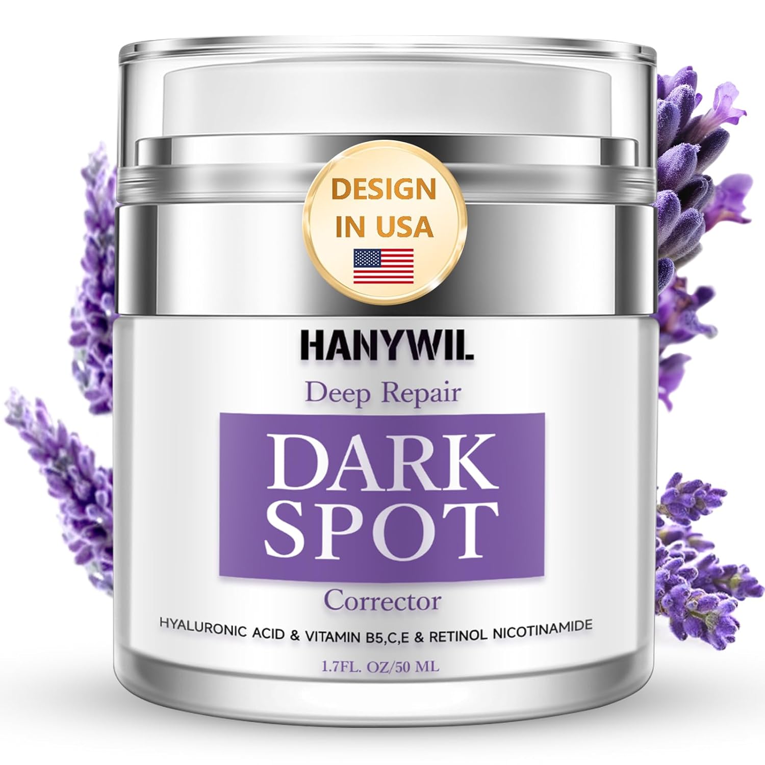 HANYWIL Dark Spot Remover for Face & Body. Remedy for Dark Spots with Natural Ingredients. Dark Spot Corrector Cream and Serum for Skin Care. Treats Freckles. Melasma. Sun Spots. Women & Men.1.7 Fl Oz : Beauty & Personal Care