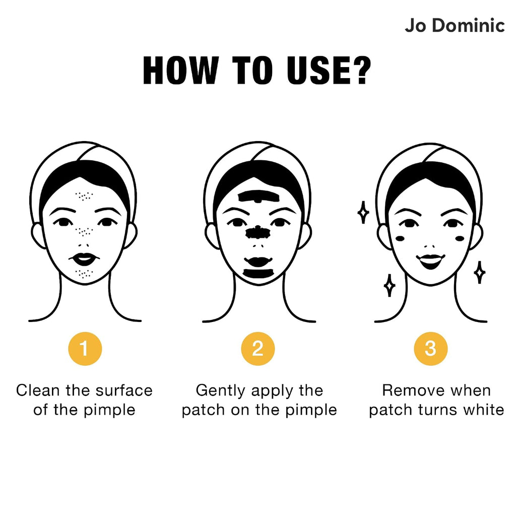 Jo Dominic MAGIX PATCH T-Zone Acne Patches Large Hydrocolloid Pimple Patches for Forehead. Nose & Chin – Absorbs Oil & Blemishes Fast – Vegan & Cruelty-Free (12 Count) : Beauty & Personal Care