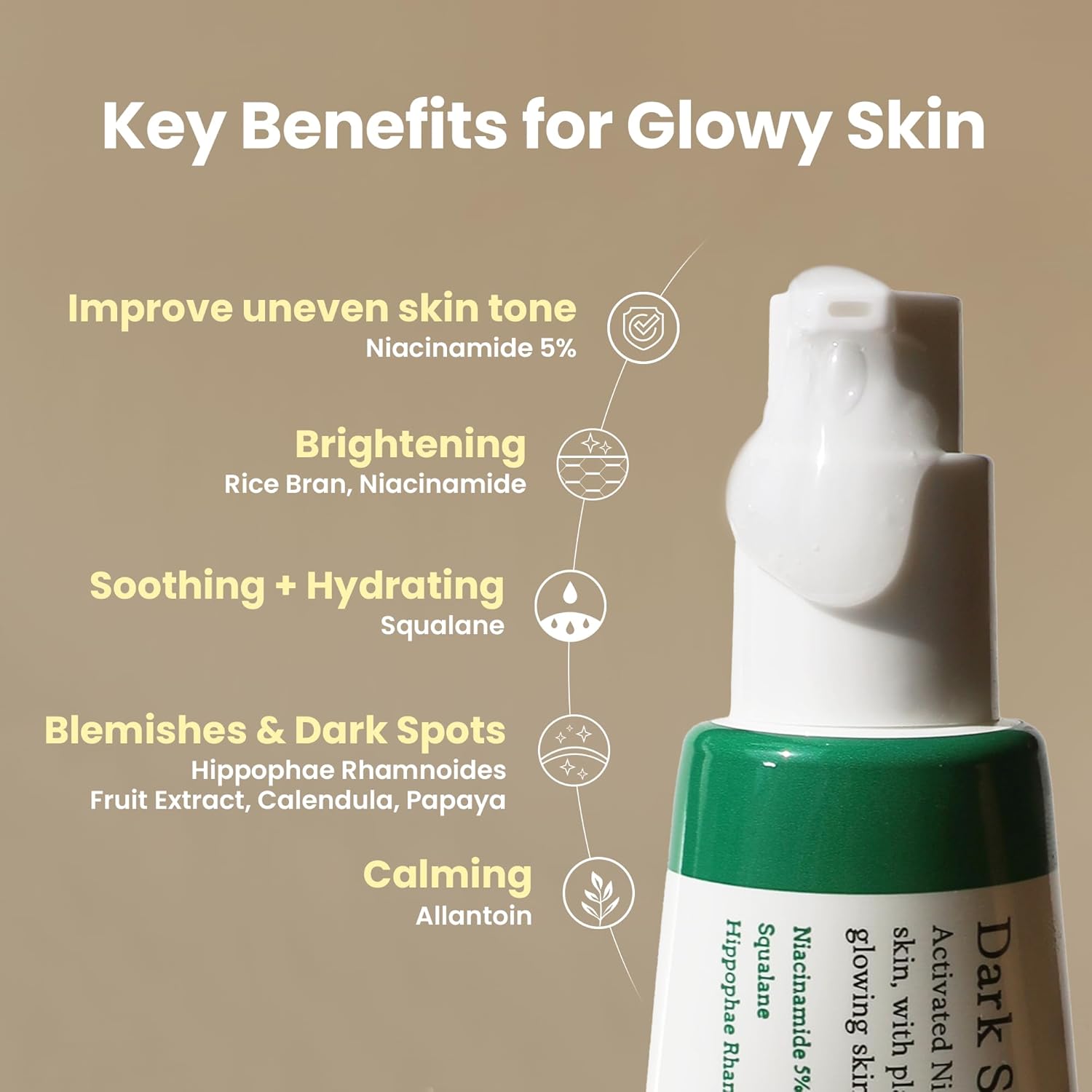 AXIS-Y Dark Spot Correcting Glow Serum - 5% Niacinamide Dark Spot Remover For Face - Vegan Korean Skin Care Niacinamide Serum for All Skin Types (1.69 fl. oz.) : Beauty & Personal Care