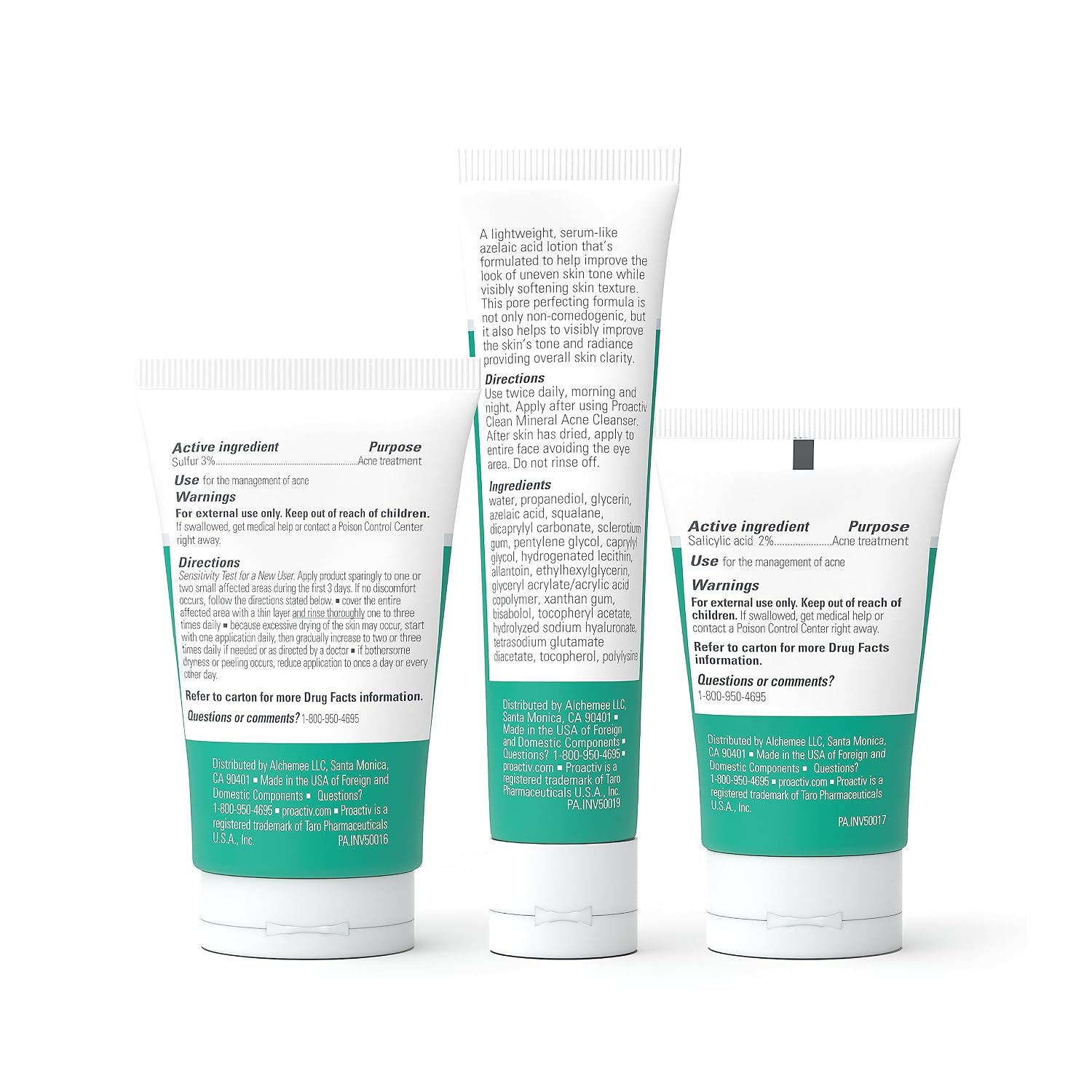 Proactiv Clean 3 Step Acne Routine w/ Pimple Patches- Sulfur Acne Treatment Cleanser. Azelaic Acid Serum. and Facial Moisturizer for Sensitive. Acne-Prone Skin- 30 Day Acne Kit with Pimple Patches : Beauty & Personal Care