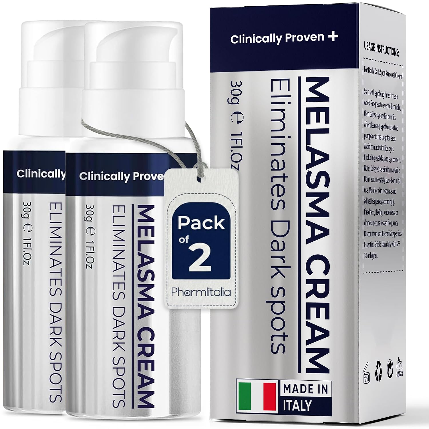 Treatment for Face - Melasma Cream & Age Spot Remover for Skin Discoloration. Post-Blemish Marks. Scars & Spots | Dark Spot Remover for Face & Body : Beauty & Personal Care
