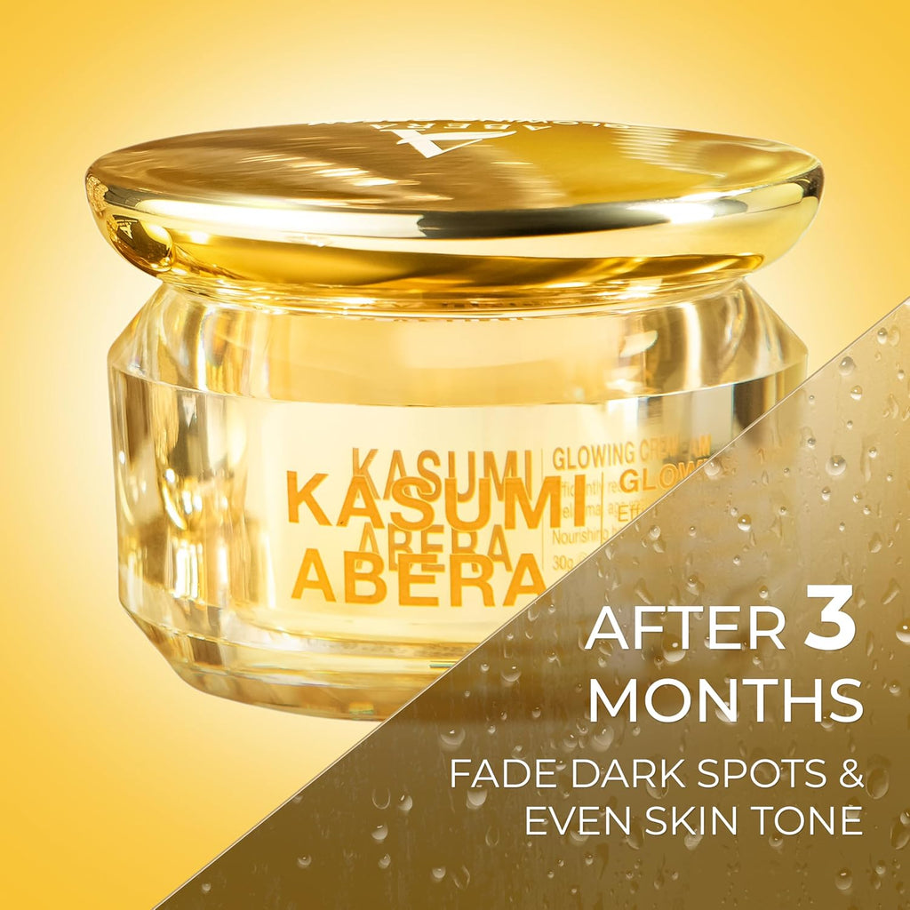 Kasumi Glowing Cream. Melasma Treatment For Face with Niacinamide & HA. Dark Spot Remover. Reduce Fine Lines. Wrinkles. Anti-aging. with Red Ginseng Extract (1.06 Oz Per Item)(Upgraded Version) : Beauty & Personal Care
