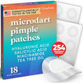 LivaClean 18 CT Microdart Acne Patch – Pimple Patches with Salicylic Acid & Tea Tree Oil – Dark Spot Patches for Face. Blemish Dots. Deep Pimple Patch. Salicylic and Hyaluronic Acid