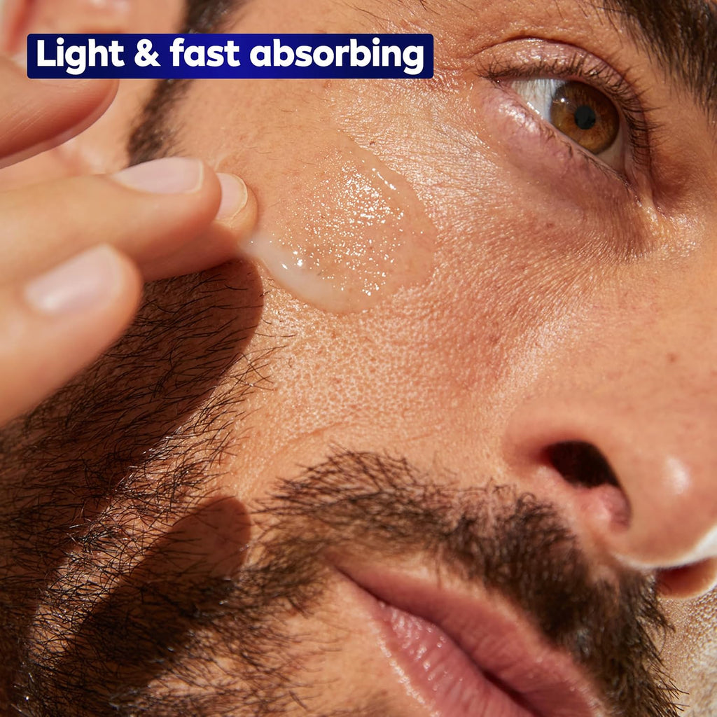 NIVEA MEN Age Defense Advanced Face Serum for Dark Spots with Thiamidol (TM) + Hyaluronic Acid. Fast-Absorbing Face Serum for Men Helps Reduce Look of Dark Spots. Fine Lines & Wrinkles. 1 Fl Oz Bottle : Beauty & Personal Care