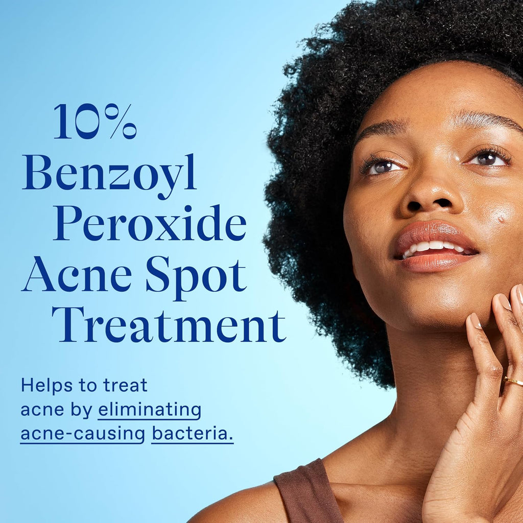 Differin Acne Spot Treatment with 10% Benzoyl Peroxide. Maximum Strength OTC Acne Treatment. Fast Acting Spot Treatment for Face. 1 oz : Beauty & Personal Care