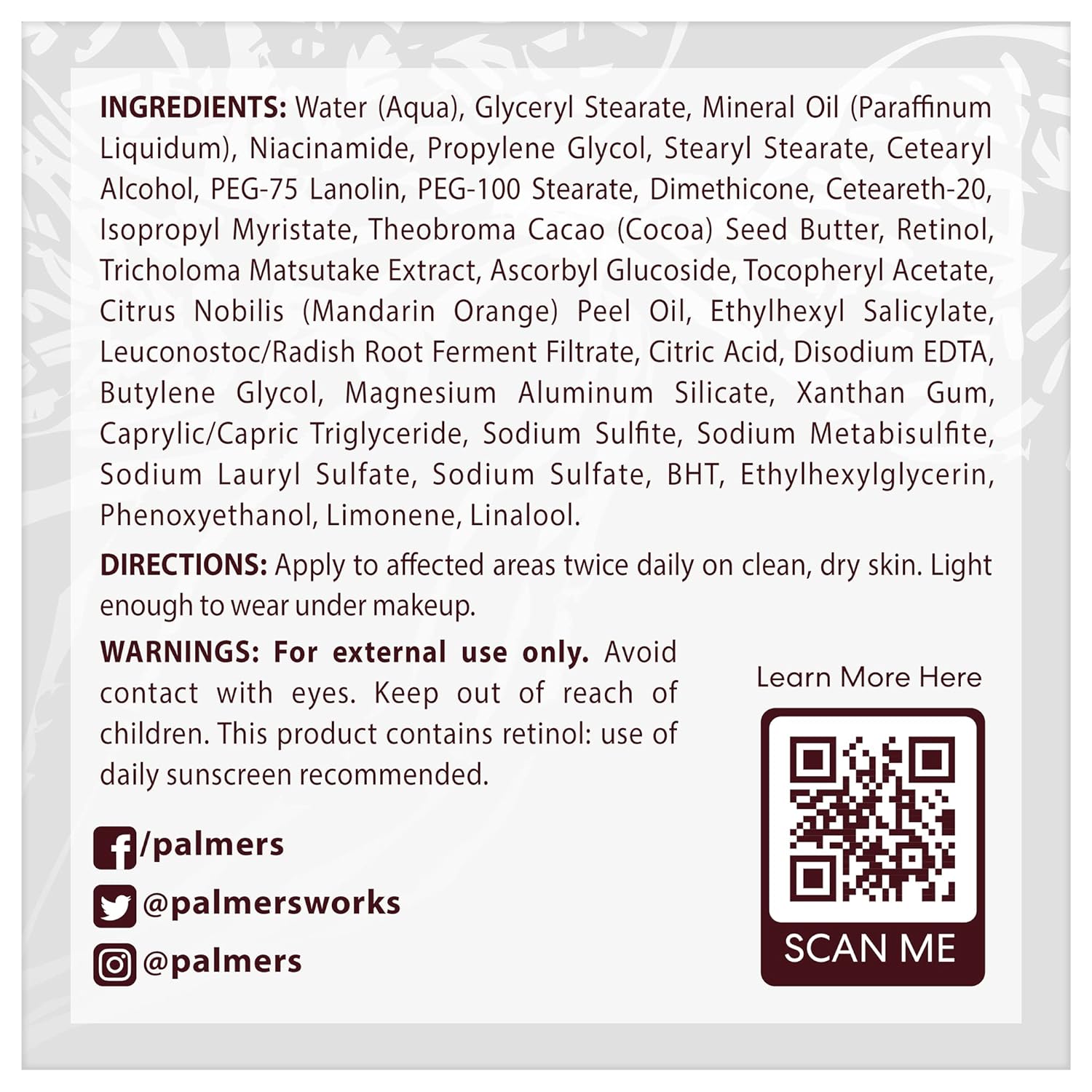 Palmer's Cocoa Butter Formula Eventone Fade Cream. Anti-Dark Spot Fade Cream with Vitamin E and Niacinamide. Helps Reduce Dark Spots & Age Spots. 2.7 Ounce : Grocery & Gourmet Food