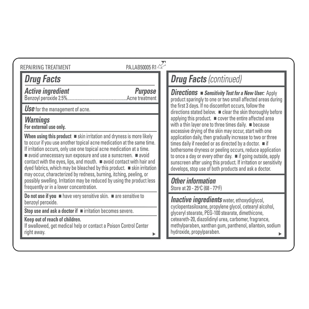 Proactiv Repair Acne Treatment Benzoyl Peroxide Spot Treatment and Repairing Serum Clear. 3 Fl Oz : Beauty & Personal Care