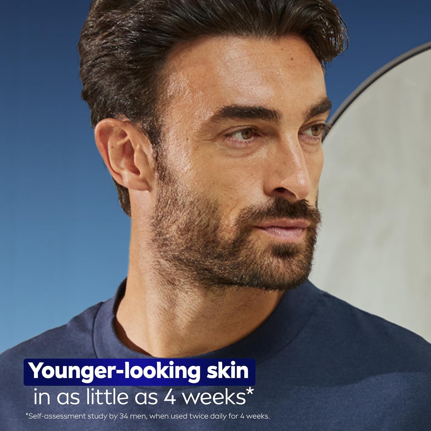 MEN Age Defense Advanced Face Serum for Dark Spots with Thiamidol (TM) + Hyaluronic Acid. Fast-Absorbing Face Serum for Men Helps Reduce Look of Dark Spots. Fine Lines & Wrinkles. 1 Fl Oz Bottle : Beauty & Personal Care