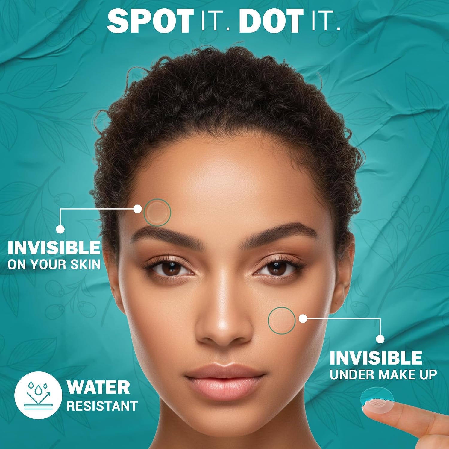 Mubo Care Pimple Patch – Hydrocolloid Acne Dots for Face. Invisible and Waterproof Blemish Spot Treatment – Fast Healing Pimple Stickers for All Skin Types