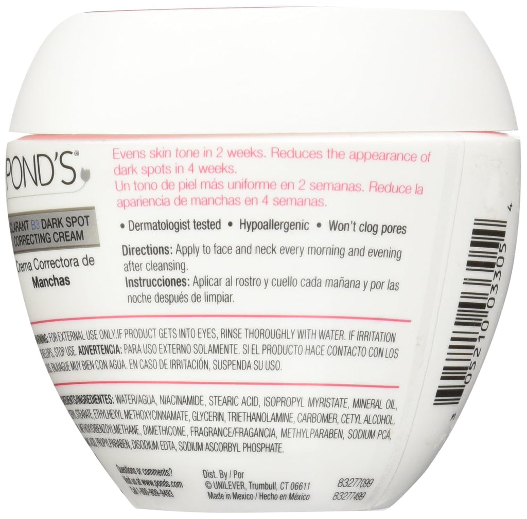 Pond's Correcting Clarant B3 Dark Spot Skin Cream. 7 Ounce : Beauty & Personal Care