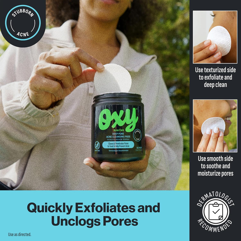 Deep Pore Acne Facial Cleansing Pads. Maximum Strength 2% Salicylic Acid Stubborn Acne Treatment. Fights Breakouts. Exfoliates. Unclogs. Treats Blackheads. Dermatologist Recommended. 55 Pads : Beauty & Personal Care